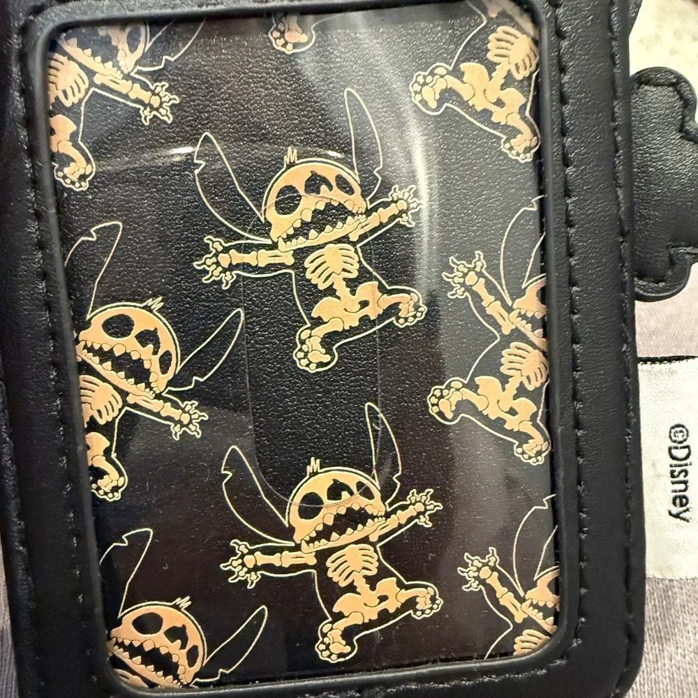Loungefly lilo and stitch skeleton Disney Key & Card Holder